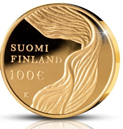 FI 100 Euro 2022 Lithuanian Mint Logo