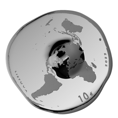 LT 10 Euro 2022 Lithuanian Mint Logo