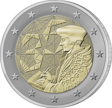 LT 2 Euro 2022 Lithuanian Mint Logo