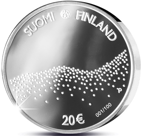 FI 20 Euro 2022 Lithuanian Mint Logo