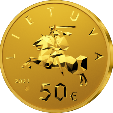 LT 50 Euro 2022 Lithuanian Mint Logo