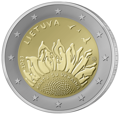 LT 2 Euro 2023 Lithuanian Mint Logo