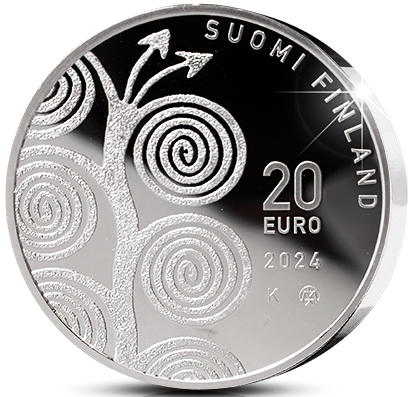 FI 20 Euro 2024 Lithuanian Mint Logo